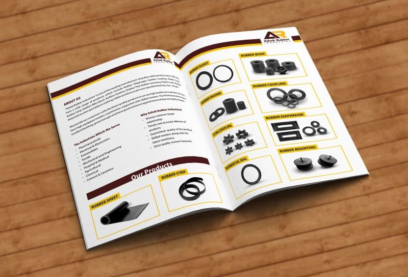 Ashok Rubber Brochure design 3