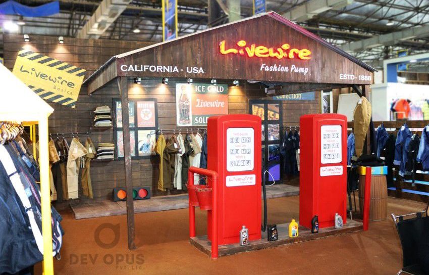 exhibition stall design for livewire CMAI 2016-3